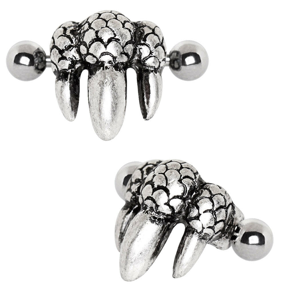 Stainless Steel Dragon's Claw Cartilage Ear Cuff Earring