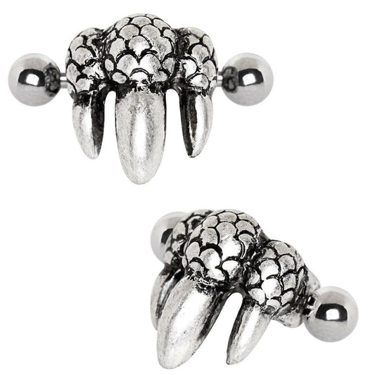 Stainless Steel Dragon's Claw Cartilage Ear Cuff Earring