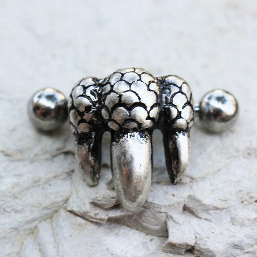 Stainless Steel Dragon's Claw Cartilage Ear Cuff Earring