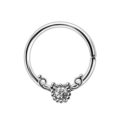 Stainless Steel Flower Vine Annealed Seamless Ring Seamless Ring 