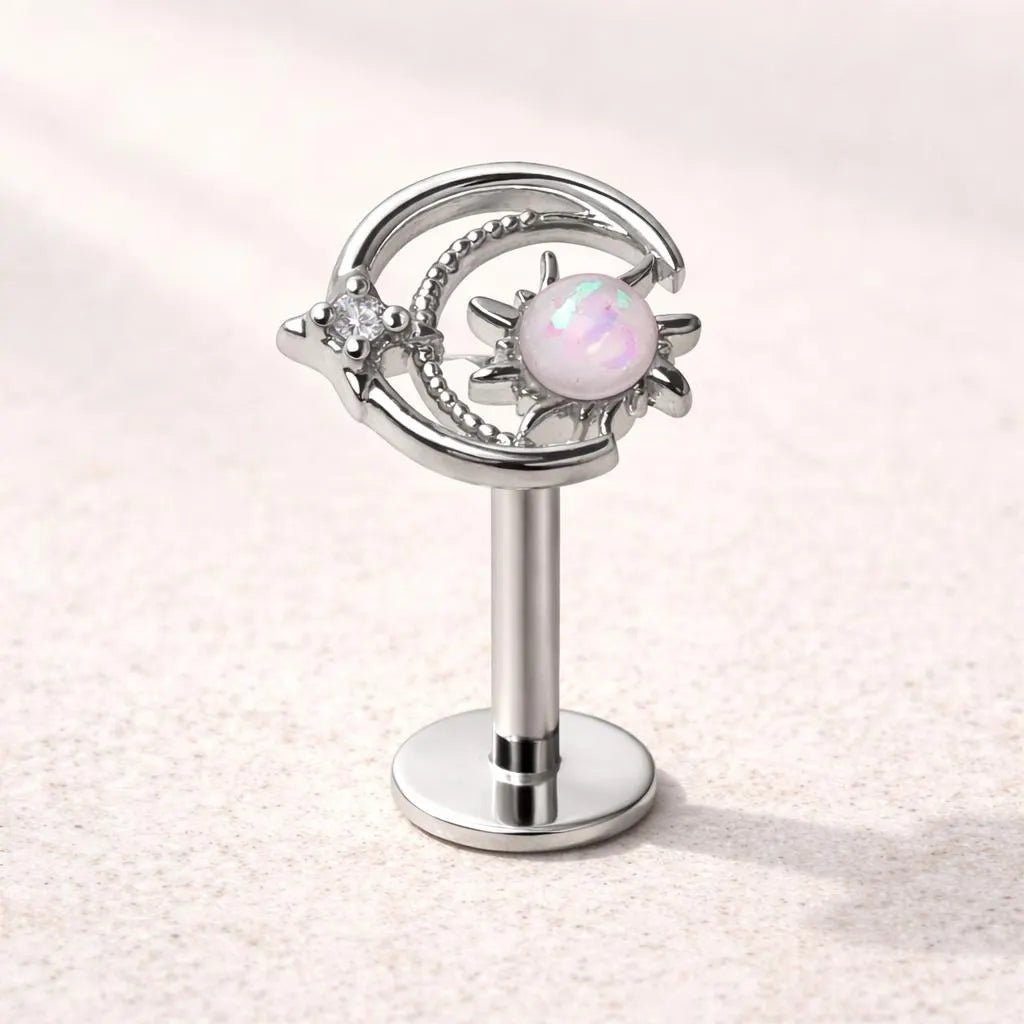 Stainless Steel Galaxy Labret Labret Skin Metals