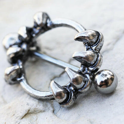 Stainless Steel Gothic Claw Nipple Jewelry