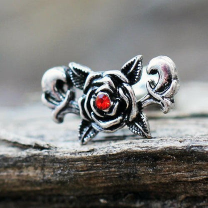 Stainless Steel Gothic Rose Cartilage Earring