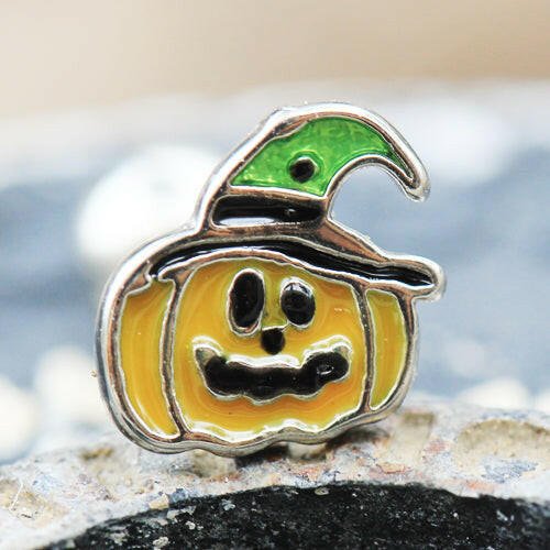 Stainless Steel Halloween Pumpkin Cartilage Earring Cartilage Earring Impulse Piercings