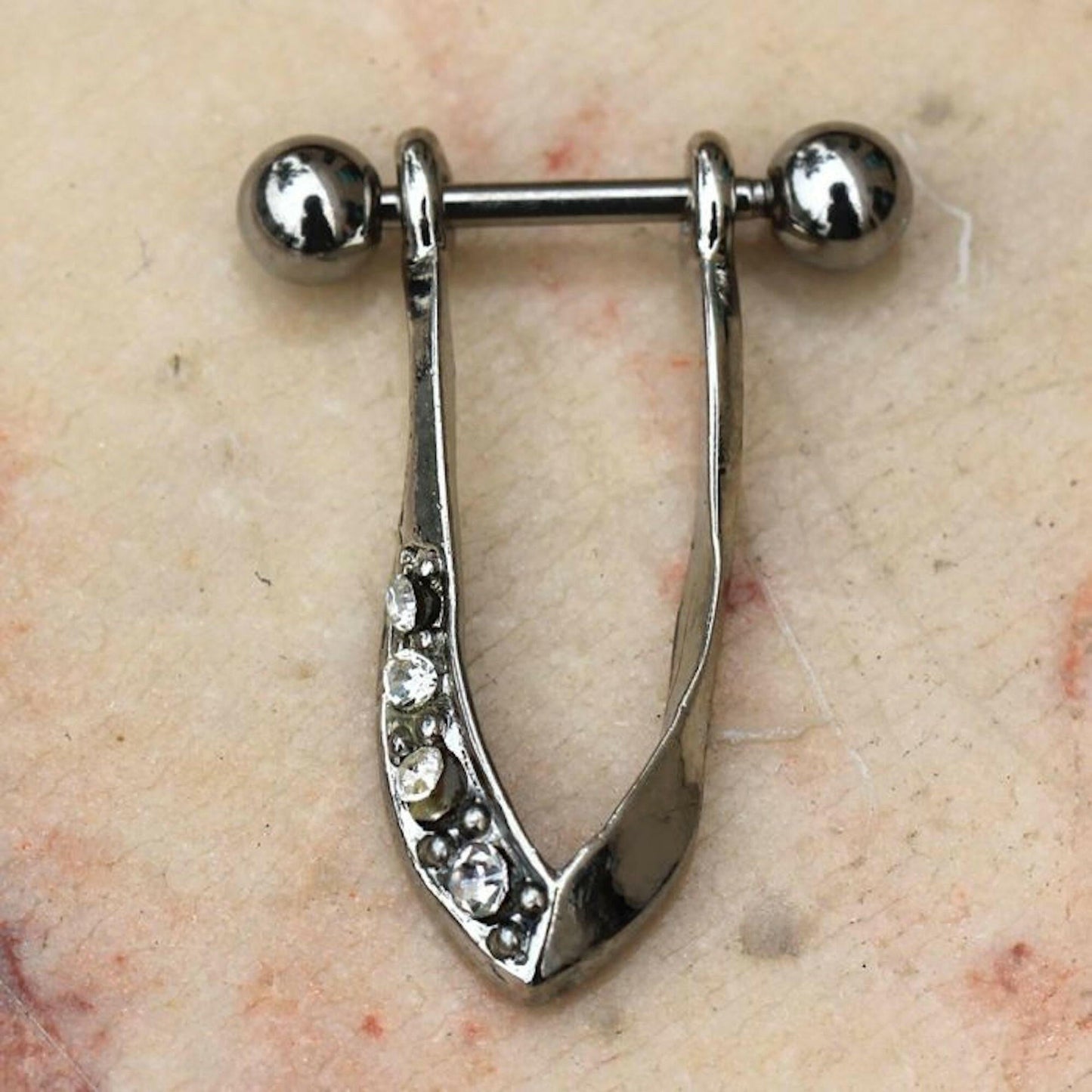 Stainless Steel Hanging Cartilage Cuff Earring Cuff Earring Impulse Piercings