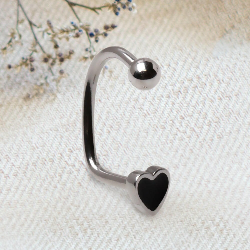 Stainless Steel Heart Loop Body Jewelry Impulse Piercings