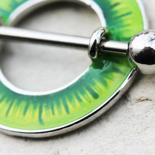 Stainless Steel Kiwi Nipple Shield Nipple Ring Impulse Piercings