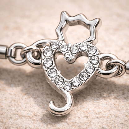 Stainless Steel Lovely Cat Chain Industrial Barbell Industrial Barbell Impulse Piercings