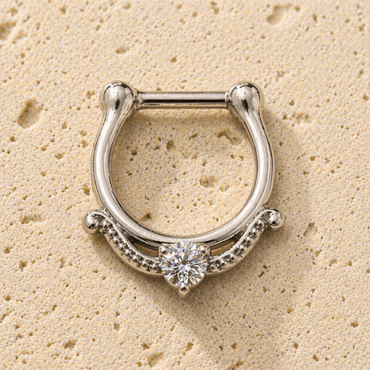 Stainless Steel Made For Royalty Royal Septum Clicker - Skin Metals