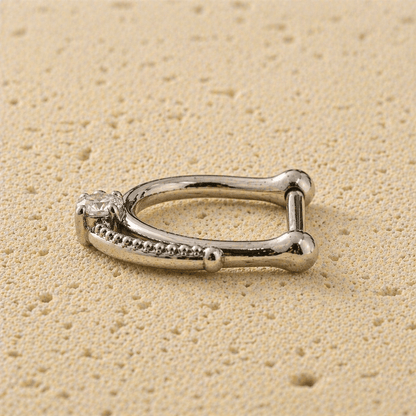 Stainless Steel Made For Royalty Royal Septum Clicker - Skin Metals