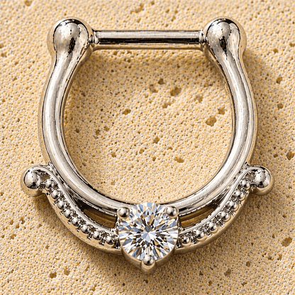 Stainless Steel Made For Royalty Royal Septum Clicker - Skin Metals