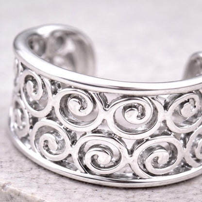 Stainless Steel Multi-Spirals Cartilage Cuff Earring - Skin Metals
