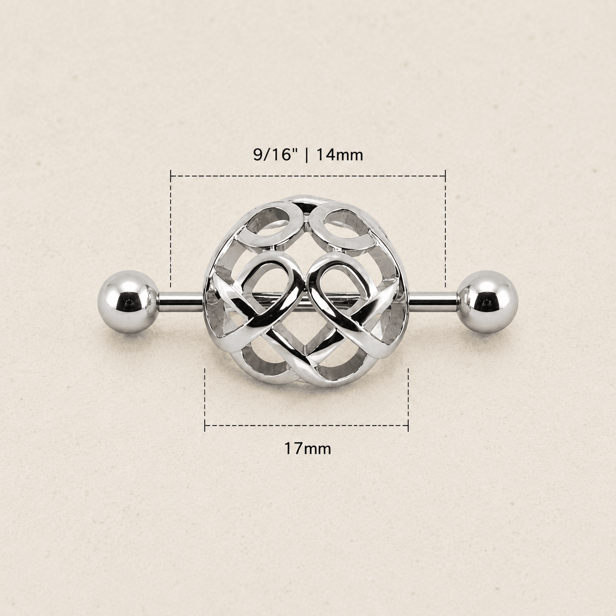 Ornate Dome Nipple Shield side profile