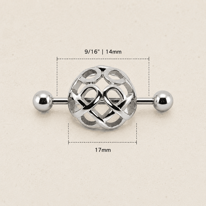 Ornate Dome Nipple Shield side profile