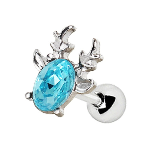 Stainless Steel Reindeer Cartilage Earring