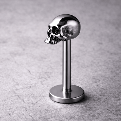 Stainless Steel Skull Push In Labret Labret Skin Metals