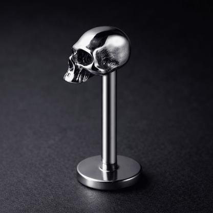 Stainless Steel Skull Push In Labret Labret Skin Metals
