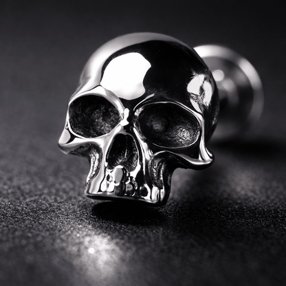 Stainless Steel Skull Push In Labret Labret Skin Metals
