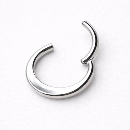 Seamless Clicker Ring 16G 8mm Stainless Steel Septum Nose Lip Cartilage Hoop - Skin Metals