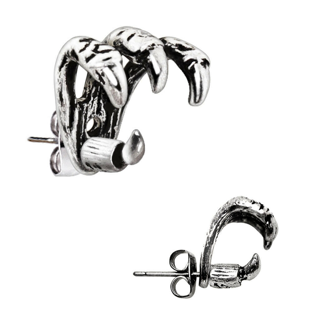Stainless Steel Trident Triple� Claw Cartilage Earring Cartilage Earring Skin Metals