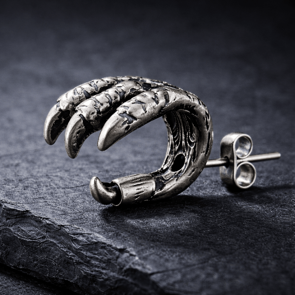 Stainless Steel Trident Triple� Claw Cartilage Earring Cartilage Earring Skin Metals