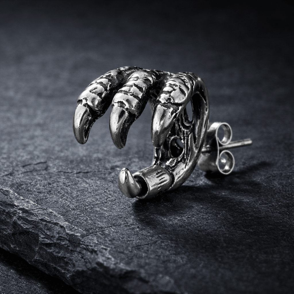 Stainless Steel Trident Triple� Claw Cartilage Earring Cartilage Earring Skin Metals