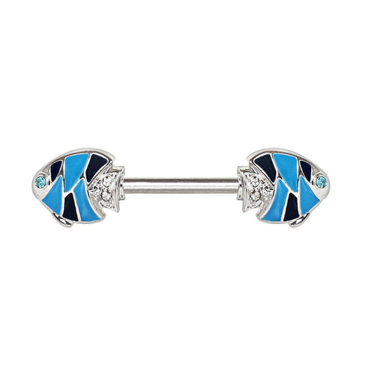 Stainless Steel Tropical Fish Nipple Bar front view