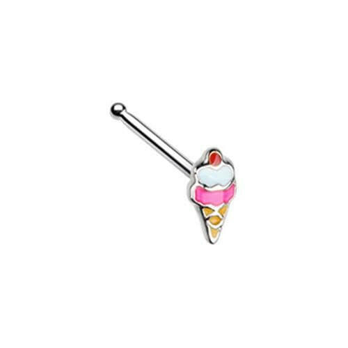 Summertime Sadness Ice Cream Cone Nose Stud Ring Nose Ring Impulse Piercings