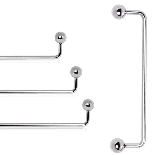 Surgical Steel 90 Degree Surface Barbell