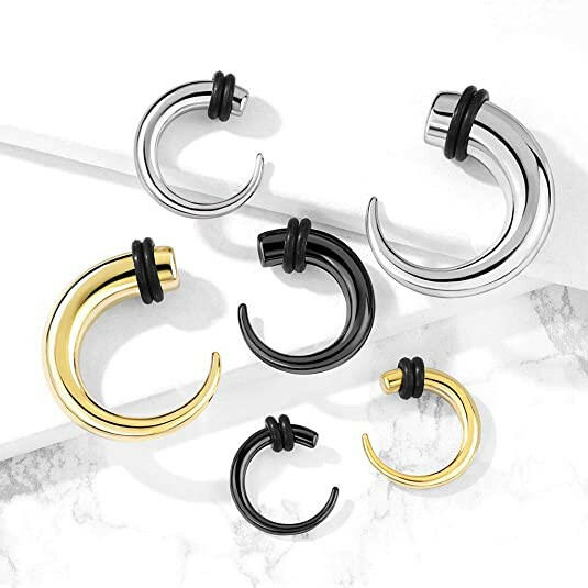 Surgical Steel Hook Tapers Tapers Impulse Piercings