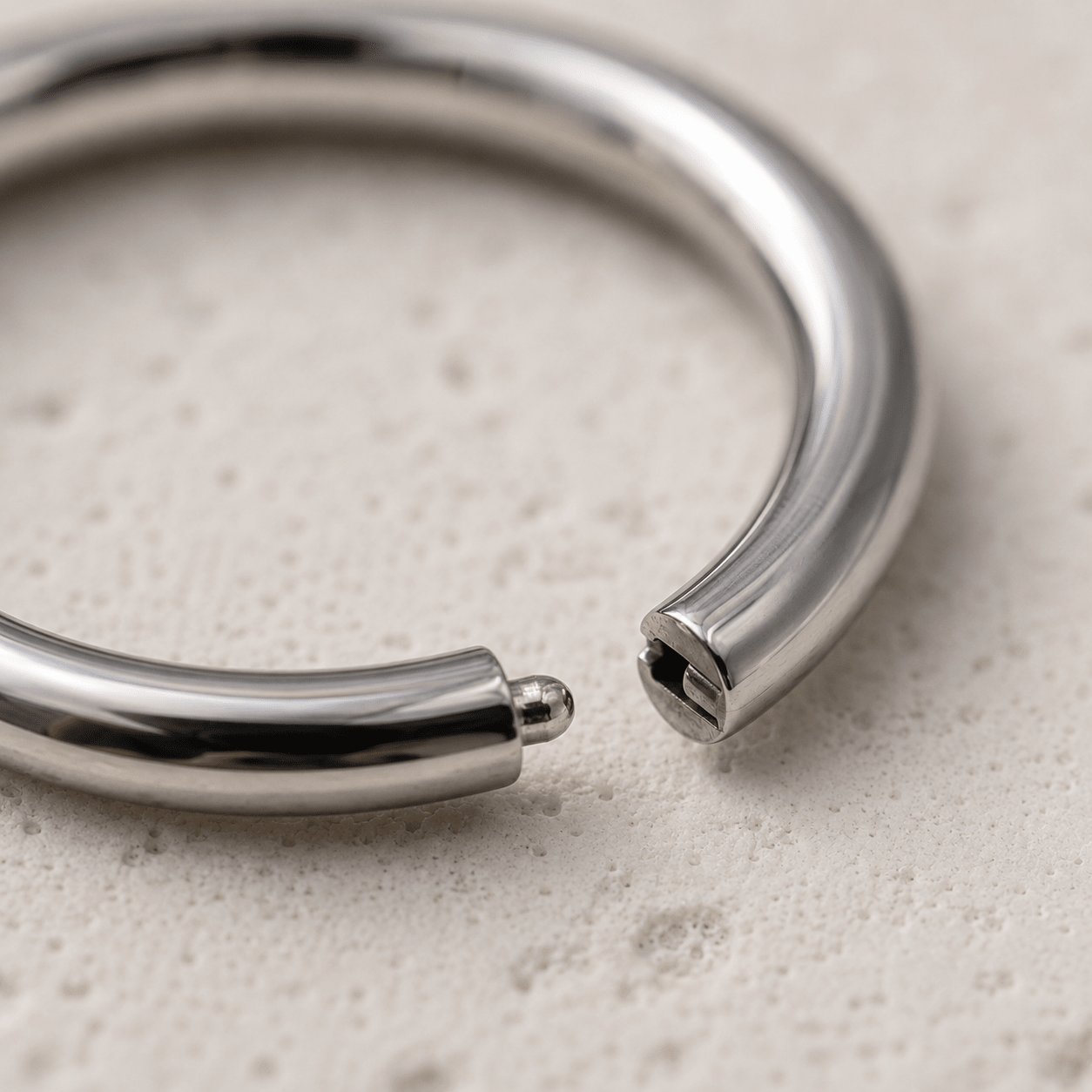 Surgical Steel Seamless Clicker Ring - Skin Metals