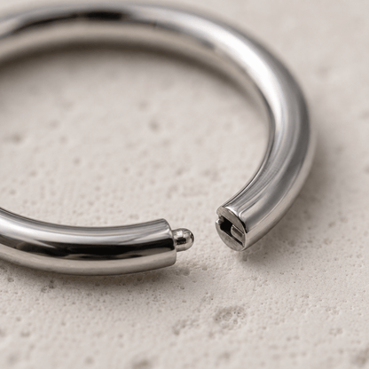 Surgical Steel Seamless Clicker Ring - Skin Metals