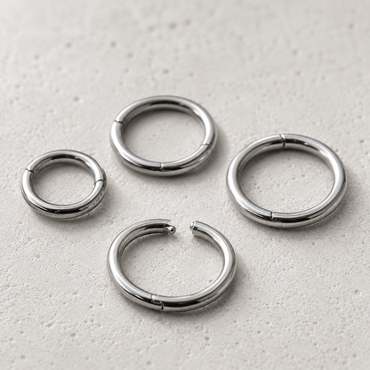 Surgical Steel Seamless Clicker Ring - Skin Metals