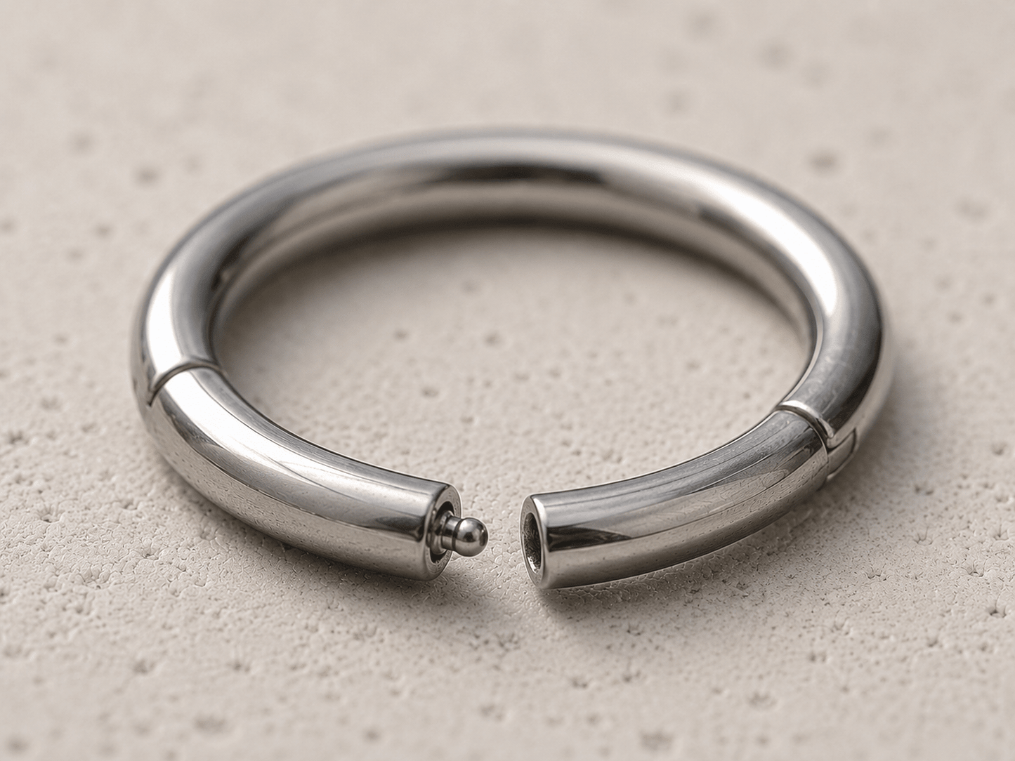 Surgical Steel Seamless Clicker Ring - Skin Metals