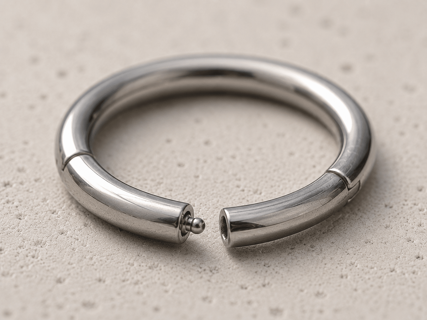 Surgical Steel Seamless Clicker Ring - Skin Metals