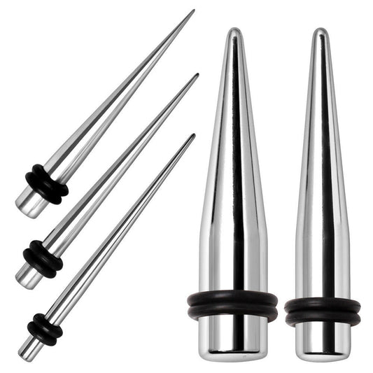 Surgical Steel Taper with O-Rings Tapers Impulse Piercings