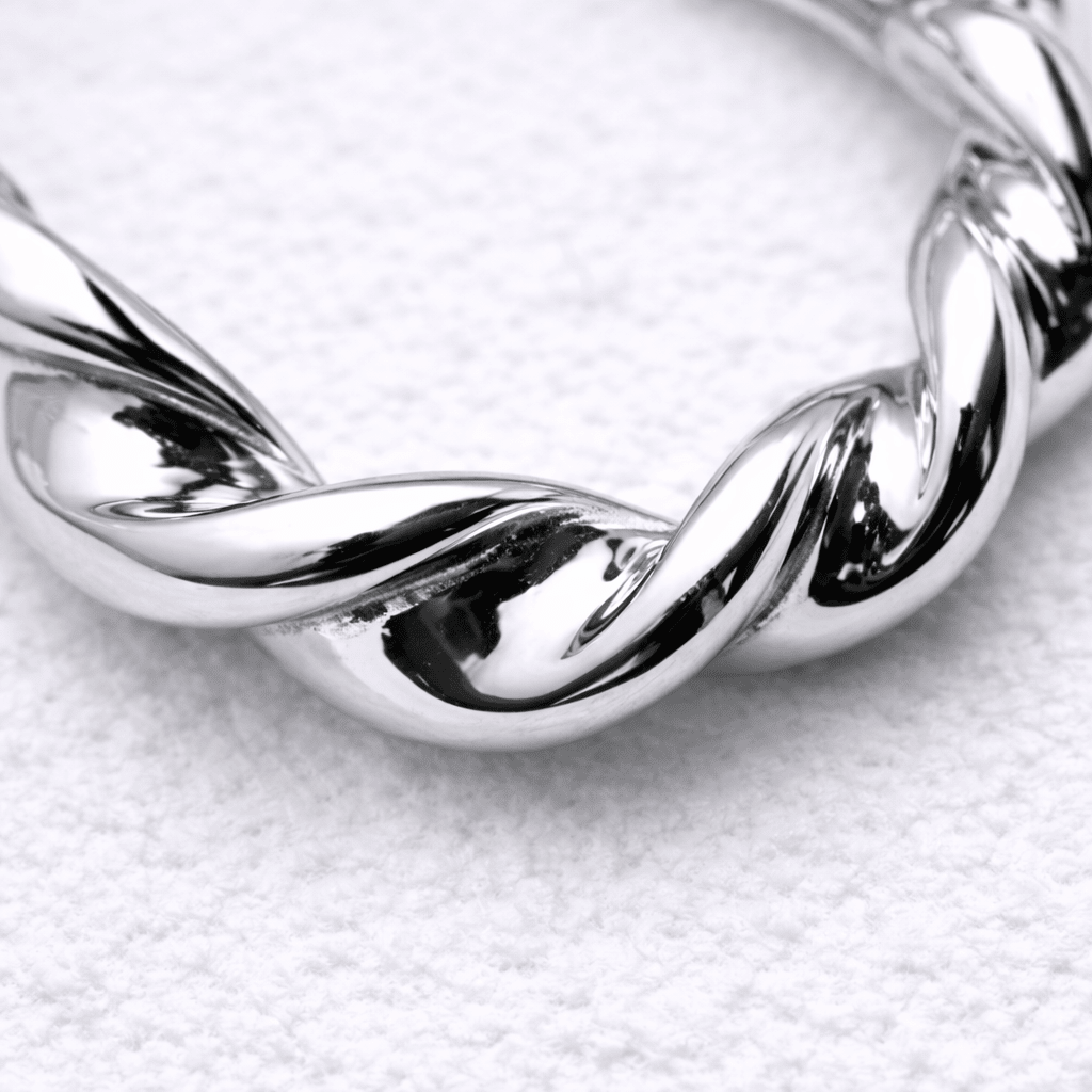Surgical Steel Twisted Septum Clicker - Skin Metals