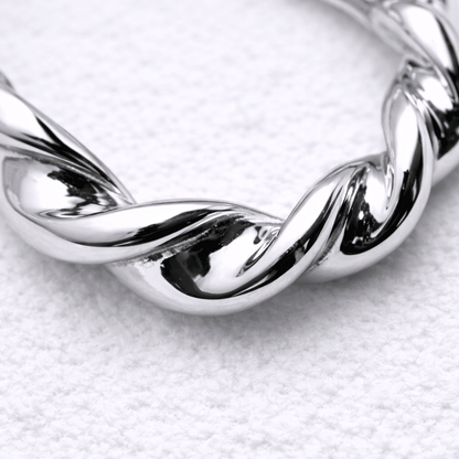 Surgical Steel Twisted Septum Clicker - Skin Metals