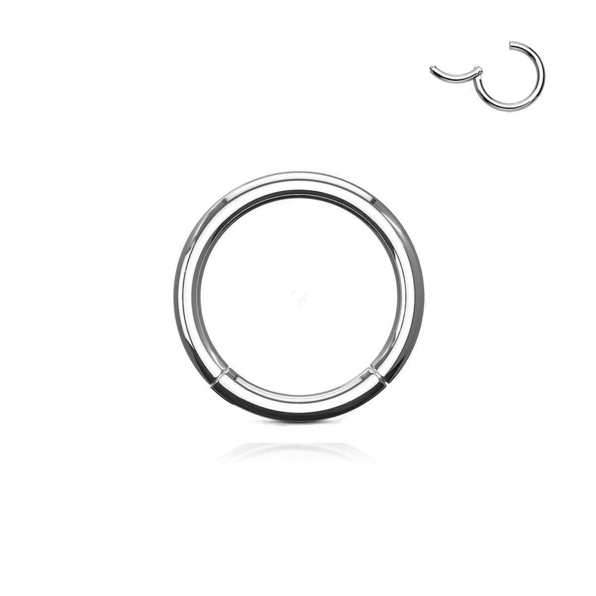 Implant Grade Titanium Hinged Segment Ring Hinged Ring Impulse Piercings