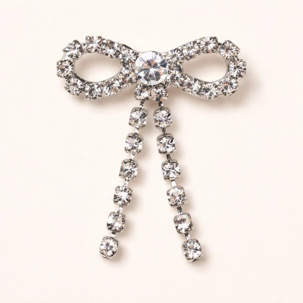 Top Down Ribbon CZ Navel Ring 14G 316L Steel