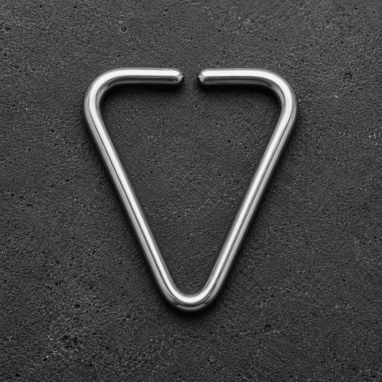 Triangle Cartilage Earring 16G Seamless 316L Steel