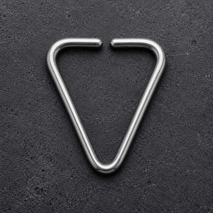 Triangle Cartilage Earring 16G Seamless 316L Steel