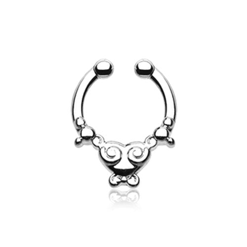 Tribal Saia Fake Septum Clip-On Ring Fake Septum Ring Impulse Piercings