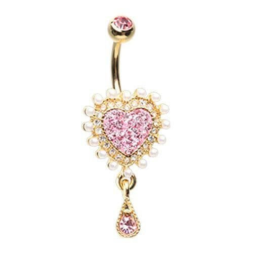 True Love Valentine Belly Button Ring Navel Ring Impulse Piercings