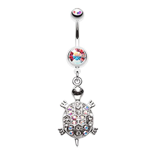 Turtle Dazzle Belly Button Ring Navel Ring Impulse Piercings