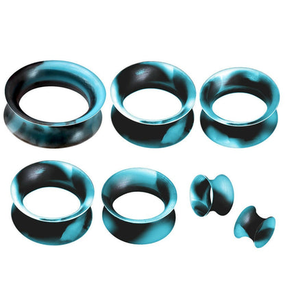 Ultra Thin Silicone Earskin Marble Plug Plugs Impulse Piercings