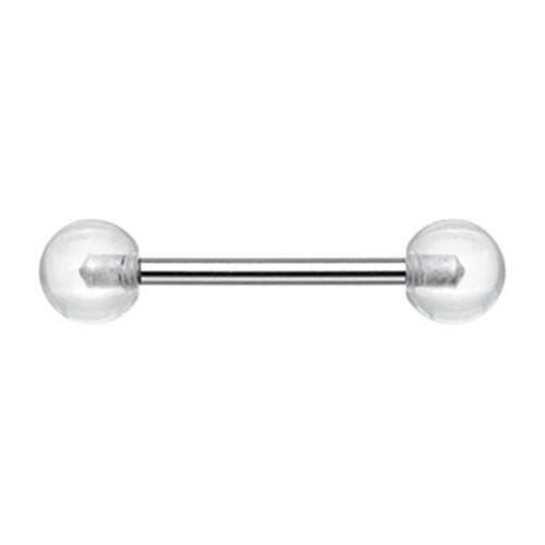 UV Acrylic Basic Nipple Barbell Nipple Ring Impulse Piercings Clear