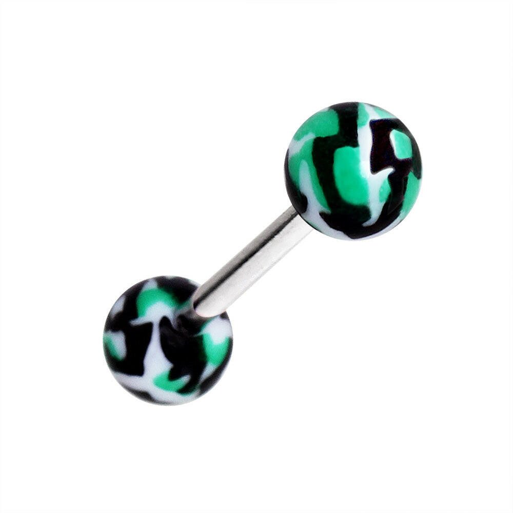 UV Acrylic Camouflage Barbell Barbell Impulse Piercings