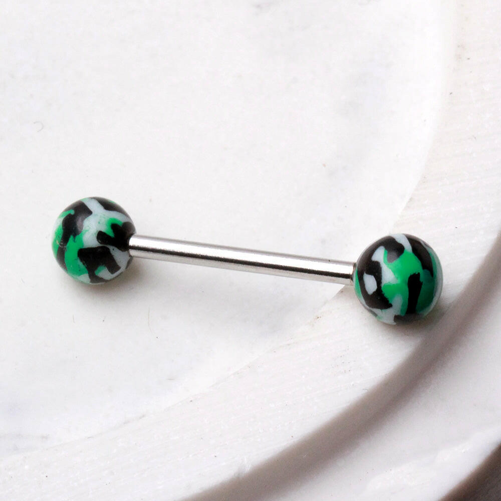 UV Acrylic Camouflage Barbell Barbell Impulse Piercings