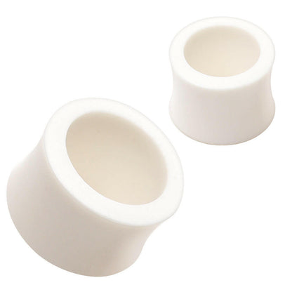 White Buffalo Bone Flesh Tunnel Plug Plugs Impulse Piercings 8GA